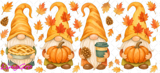 Fall 16oz UV DTF TRANSFER Libbey Glass Can Cup Wrap-KA-1394