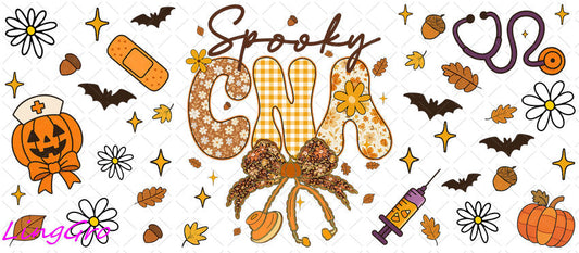 Fall 16oz UV DTF TRANSFER Libbey Glass Can Cup Wrap-KA-1402