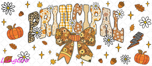 Fall 16oz UV DTF TRANSFER Libbey Glass Can Cup Wrap-KA-1406