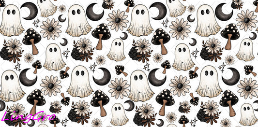 Halloween 16oz UV DTF TRANSFER Libbey Glass Can Cup Wrap-KA-1432