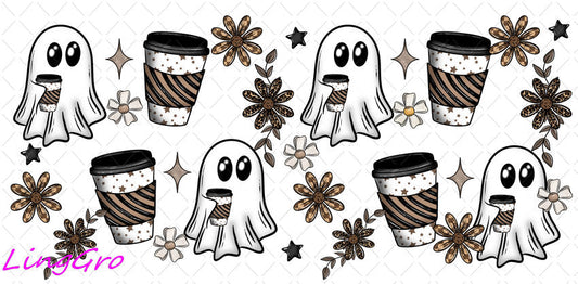 Fall 16oz UV DTF TRANSFER Libbey Glass Can Cup Wrap-KA-1452