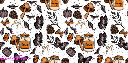 Fall  16oz UV DTF TRANSFER Libbey Glass Can Cup Wrap-KA-1453