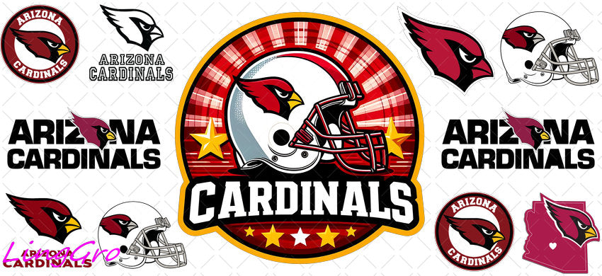 NFL 16oz UV DTF TRANSFER Libbey Glass Can Cup Wrap-KA-1553