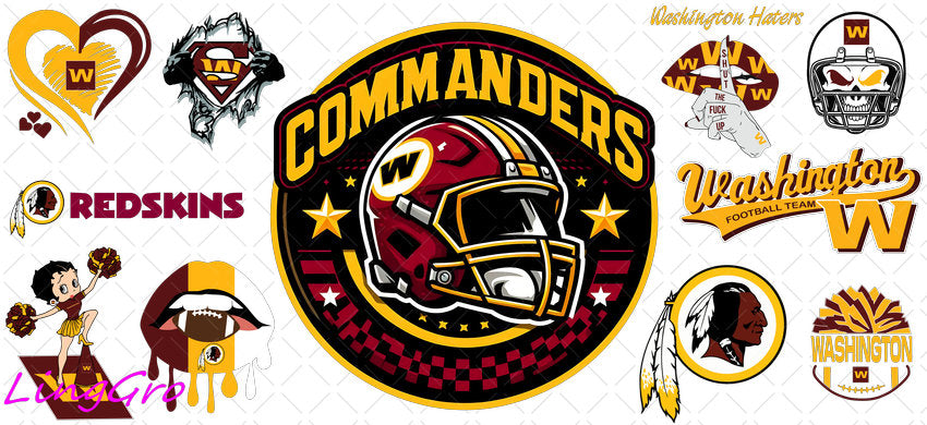 NFL 16oz UV DTF TRANSFER Libbey Glass Can Cup Wrap-KA-1567