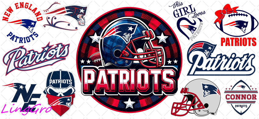 NFL 16oz UV DTF TRANSFER Libbey Glass Can Cup Wrap-KA-1576