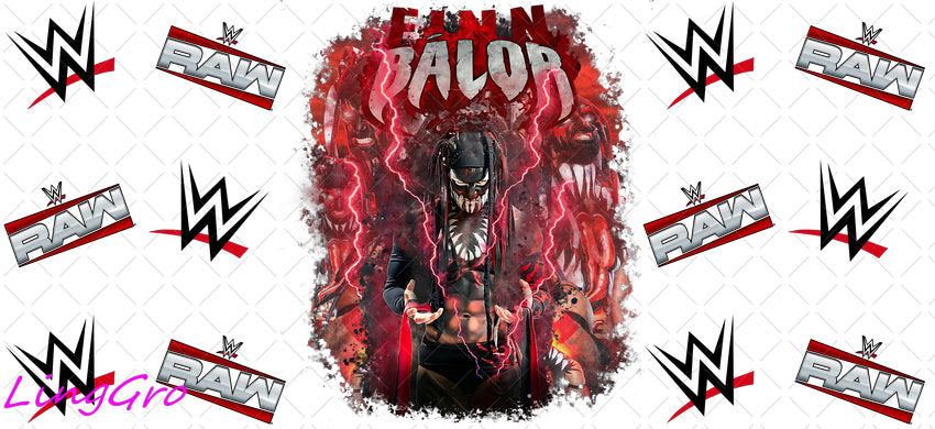 WWE Wrestling 16oz UV DTF TRANSFER Libbey Glass Can Cup Wrap-KA 1581