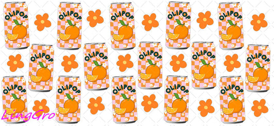 Soda 16oz UV DTF TRANSFER Libbey Glass Can Cup Wrap-KA-1743