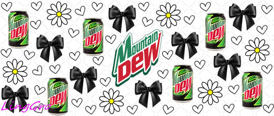 Soda 16oz UV DTF TRANSFER Libbey Glass Can Cup Wrap-KA-1808