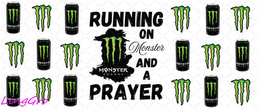 Soda 16oz UV DTF TRANSFER Libbey Glass Can Cup Wrap-KA-1854