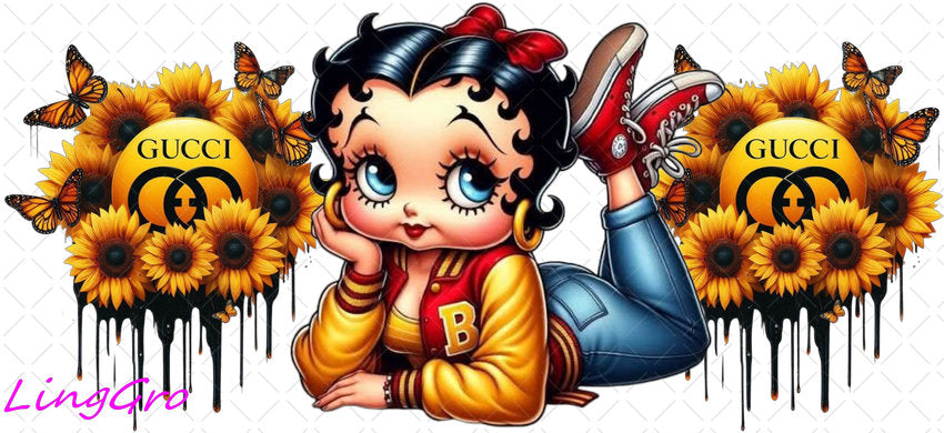 16oz UV DTF TRANSFER Libbey Glass Can Cup Wrap KA-1990