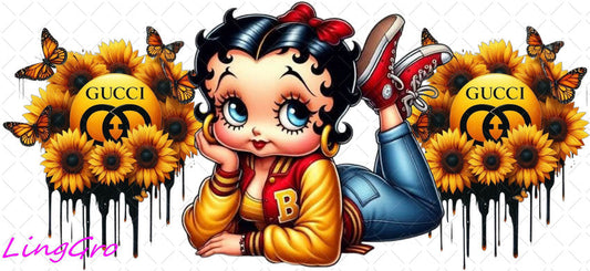 16oz UV DTF TRANSFER Libbey Glass Can Cup Wrap KA-1990