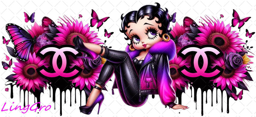 16oz UV DTF TRANSFER Libbey Glass Can Cup Wrap KA-1991