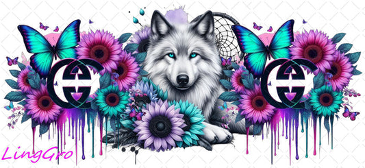 16oz UV DTF TRANSFER Libbey Glass Can Cup Wrap KA-1998