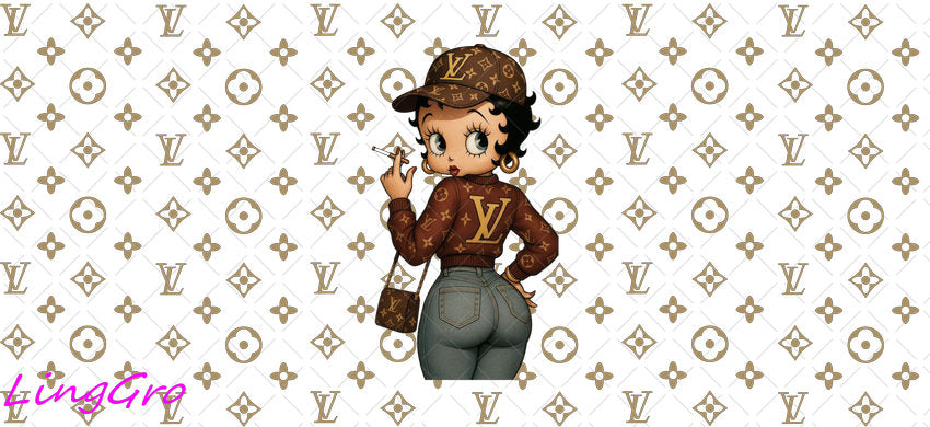 16oz UV DTF TRANSFER Libbey Glass Can Cup Wrap KA-2010