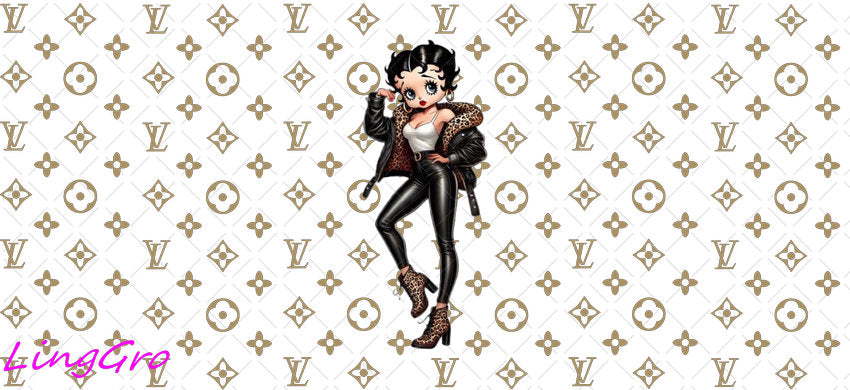 16oz UV DTF TRANSFER Libbey Glass Can Cup Wrap KA-2012