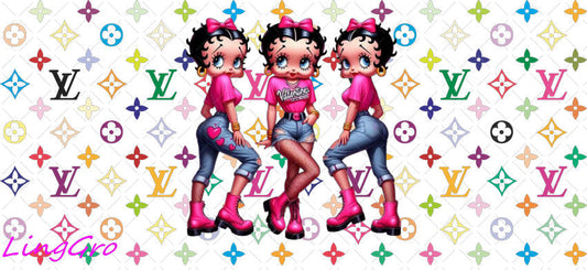 16oz UV DTF TRANSFER Libbey Glass Can Cup Wrap KA-2013