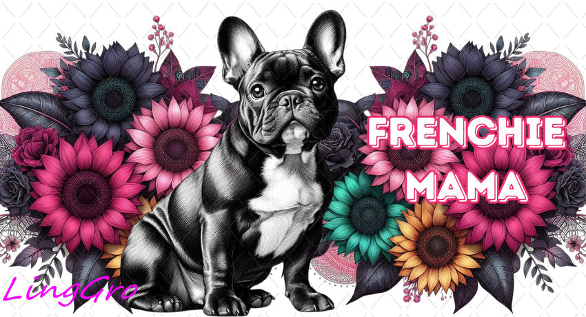 Dog 16oz UV DTF TRANSFER Libbey Glass Can Cup Wrap KA-2048