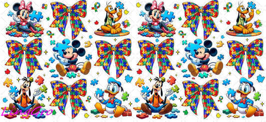 Autisum 16oz UV DTF TRANSFER Libbey Glass Can Cup Wrap KA-2157