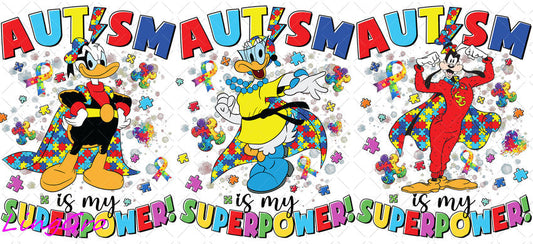 Autisum 16oz UV DTF TRANSFER Libbey Glass Can Cup Wrap KA-2186