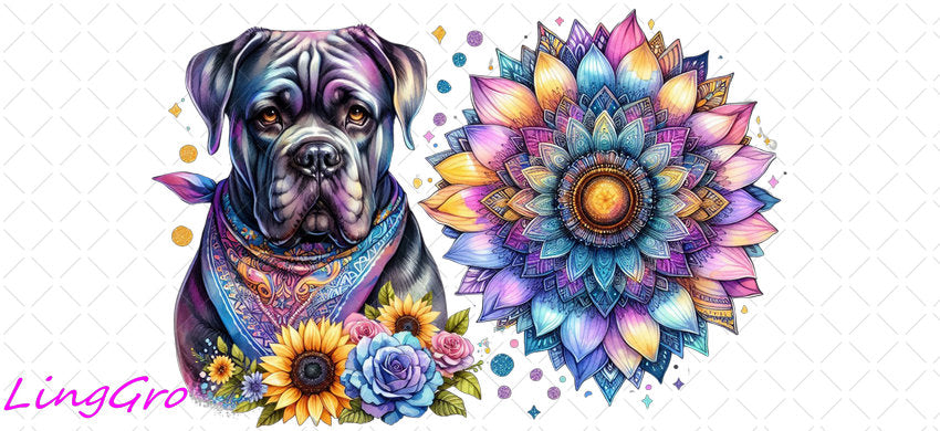 Animal 16oz UV DTF TRANSFER Libbey Glass Can Cup Wrap-KA-218