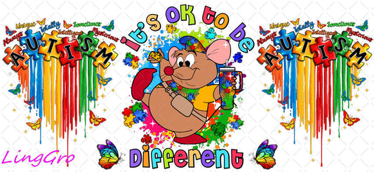 Autisum 16oz UV DTF TRANSFER Libbey Glass Can Cup Wrap KA-2209