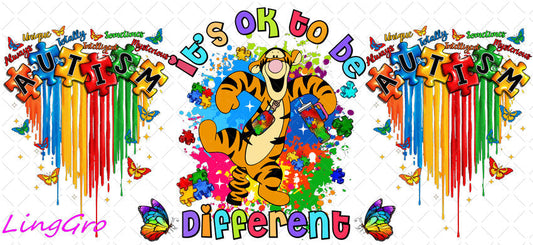 Autisum 16oz UV DTF TRANSFER Libbey Glass Can Cup Wrap KA-2215