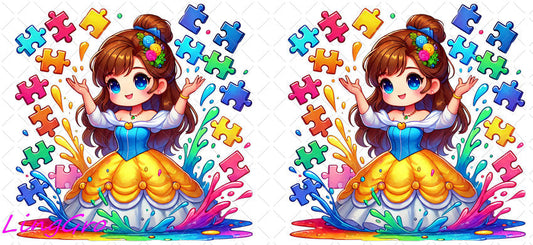 Autisum 16oz UV DTF TRANSFER Libbey Glass Can Cup Wrap KA-2220