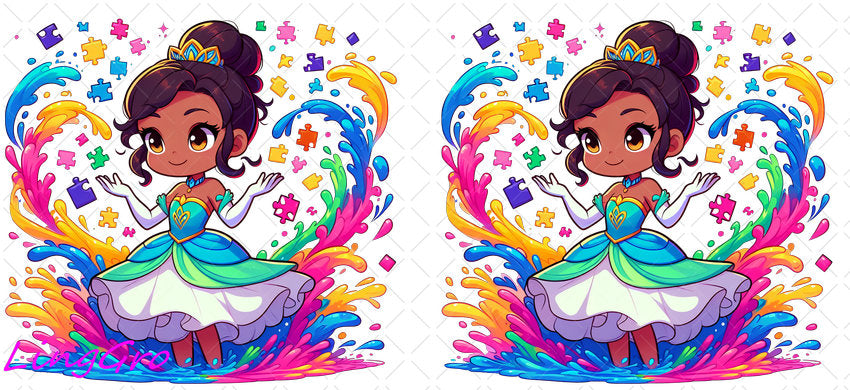 Autisum 16oz UV DTF TRANSFER Libbey Glass Can Cup Wrap KA-2227