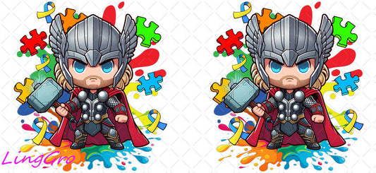 Autisum 16oz UV DTF TRANSFER Libbey Glass Can Cup Wrap KA-2232