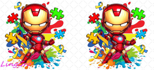 Autisum 16oz UV DTF TRANSFER Libbey Glass Can Cup Wrap KA-2233