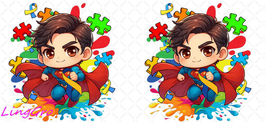 Autisum 16oz UV DTF TRANSFER Libbey Glass Can Cup Wrap KA-2235