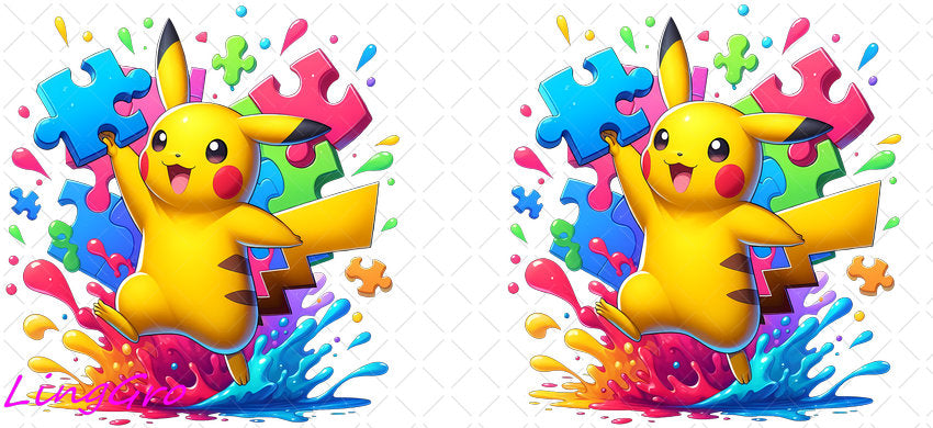 Autisum 16oz UV DTF TRANSFER Libbey Glass Can Cup Wrap KA-2238