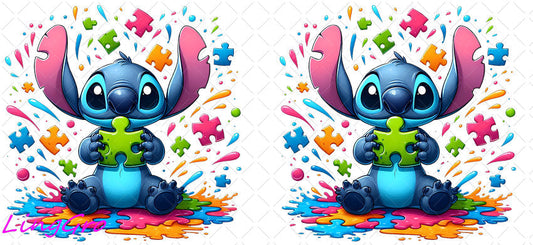 Autisum 16oz UV DTF TRANSFER Libbey Glass Can Cup Wrap KA-2240