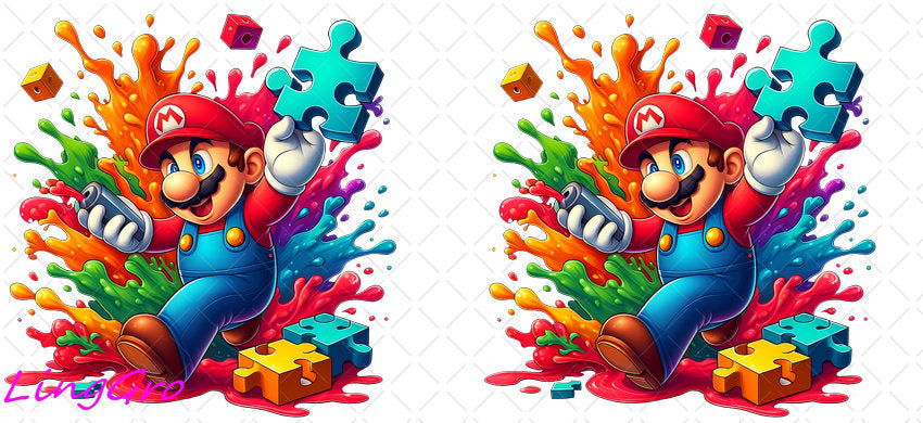 Autisum 16oz UV DTF TRANSFER Libbey Glass Can Cup Wrap KA-2241