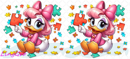 Autisum 16oz UV DTF TRANSFER Libbey Glass Can Cup Wrap KA-2242