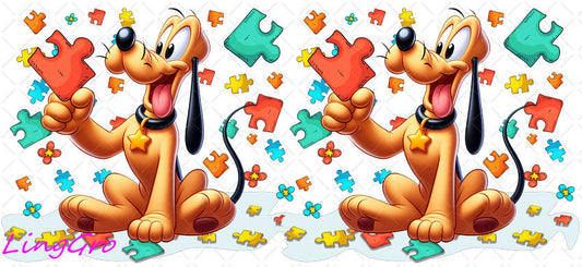 Autisum 16oz UV DTF TRANSFER Libbey Glass Can Cup Wrap KA-2245