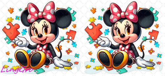 Autisum 16oz UV DTF TRANSFER Libbey Glass Can Cup Wrap KA-2247