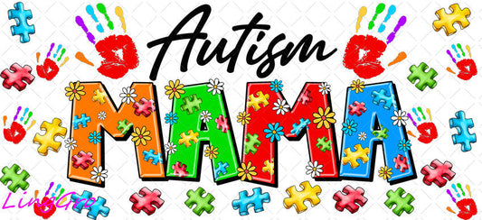 Autisum 16oz UV DTF TRANSFER Libbey Glass Can Cup Wrap KA-2249