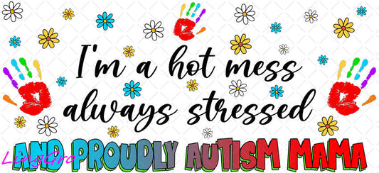 Autisum 16oz UV DTF TRANSFER Libbey Glass Can Cup Wrap KA-2250