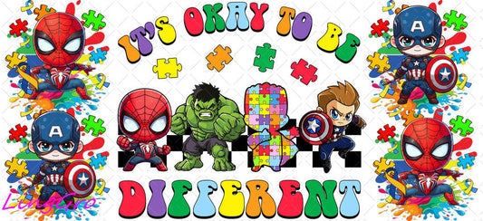 Autisum 16oz UV DTF TRANSFER Libbey Glass Can Cup Wrap KA-2251