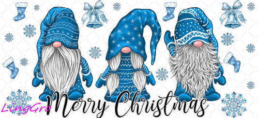 Christmas 16oz UV DTF TRANSFER Libbey Glass Can Cup Wrap KA-2303