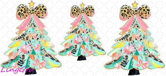 Christmas 16oz UV DTF TRANSFER Libbey Glass Can Cup Wrap KA-2320