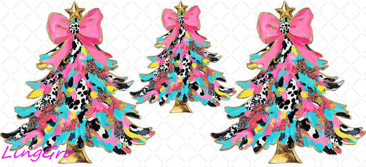 Christmas 16oz UV DTF TRANSFER Libbey Glass Can Cup Wrap KA-2322