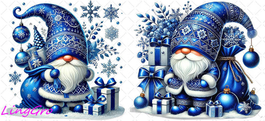 Christmas 16oz UV DTF TRANSFER Libbey Glass Can Cup Wrap KA-2325