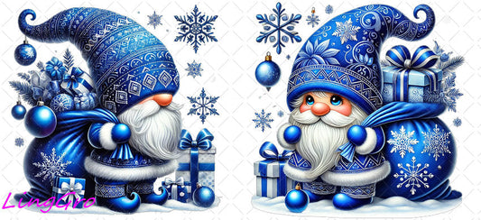 Christmas 16oz UV DTF TRANSFER Libbey Glass Can Cup Wrap KA-2326