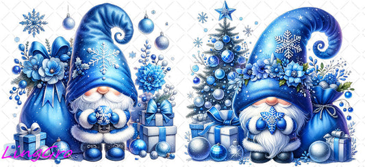 Christmas 16oz UV DTF TRANSFER Libbey Glass Can Cup Wrap KA-2331