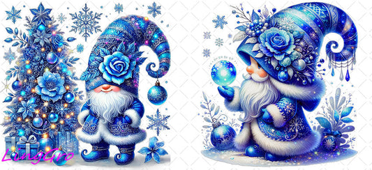 Christmas 16oz UV DTF TRANSFER Libbey Glass Can Cup Wrap KA-2332