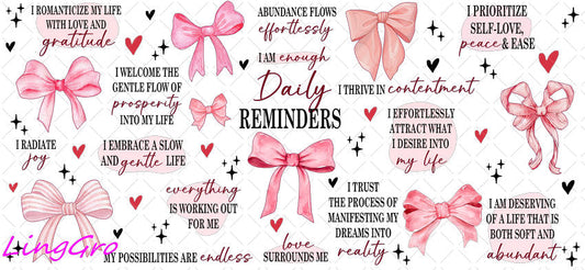 Valentine 16oz UV DTF TRANSFER Libbey Glass Can Cup Wrap-KA-2542