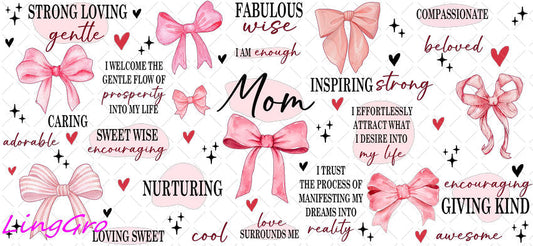 Valentine 16oz UV DTF TRANSFER Libbey Glass Can Cup Wrap-KA-2543