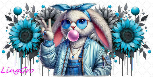 Easter 16oz UV DTF TRANSFER Libbey Glass Can Cup Wrap-KA-2690